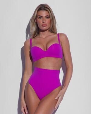 TA3 Corset Sculpting Slimming Orchid Extreme High Kini Swim Bikini Bottom NWT 2X